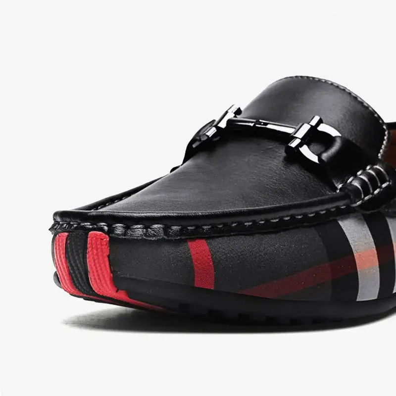 Rucci Plaid Genuine Leather Loafer