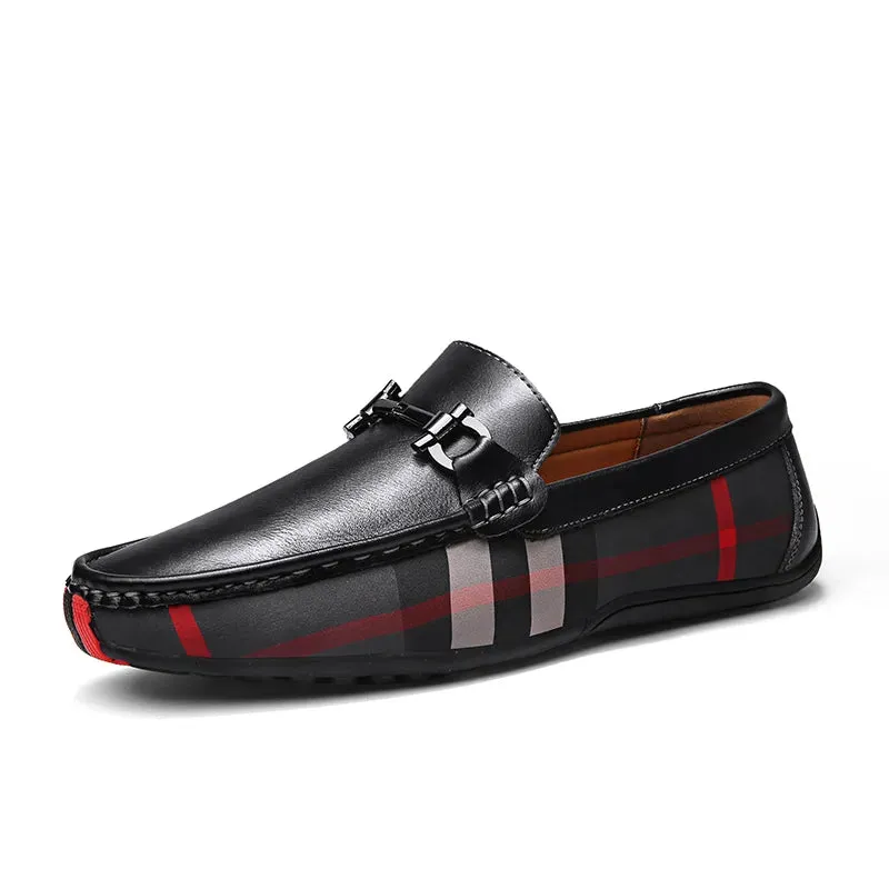 Rucci Plaid Genuine Leather Loafer