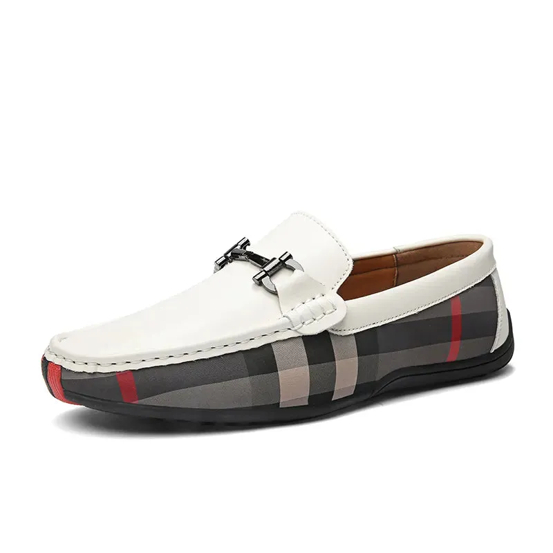 Rucci Plaid Genuine Leather Loafer