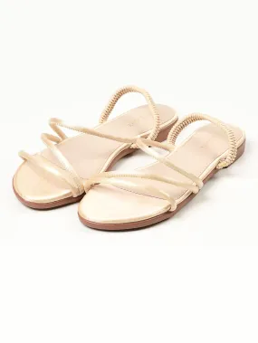 Shimmer Sandals - Gold