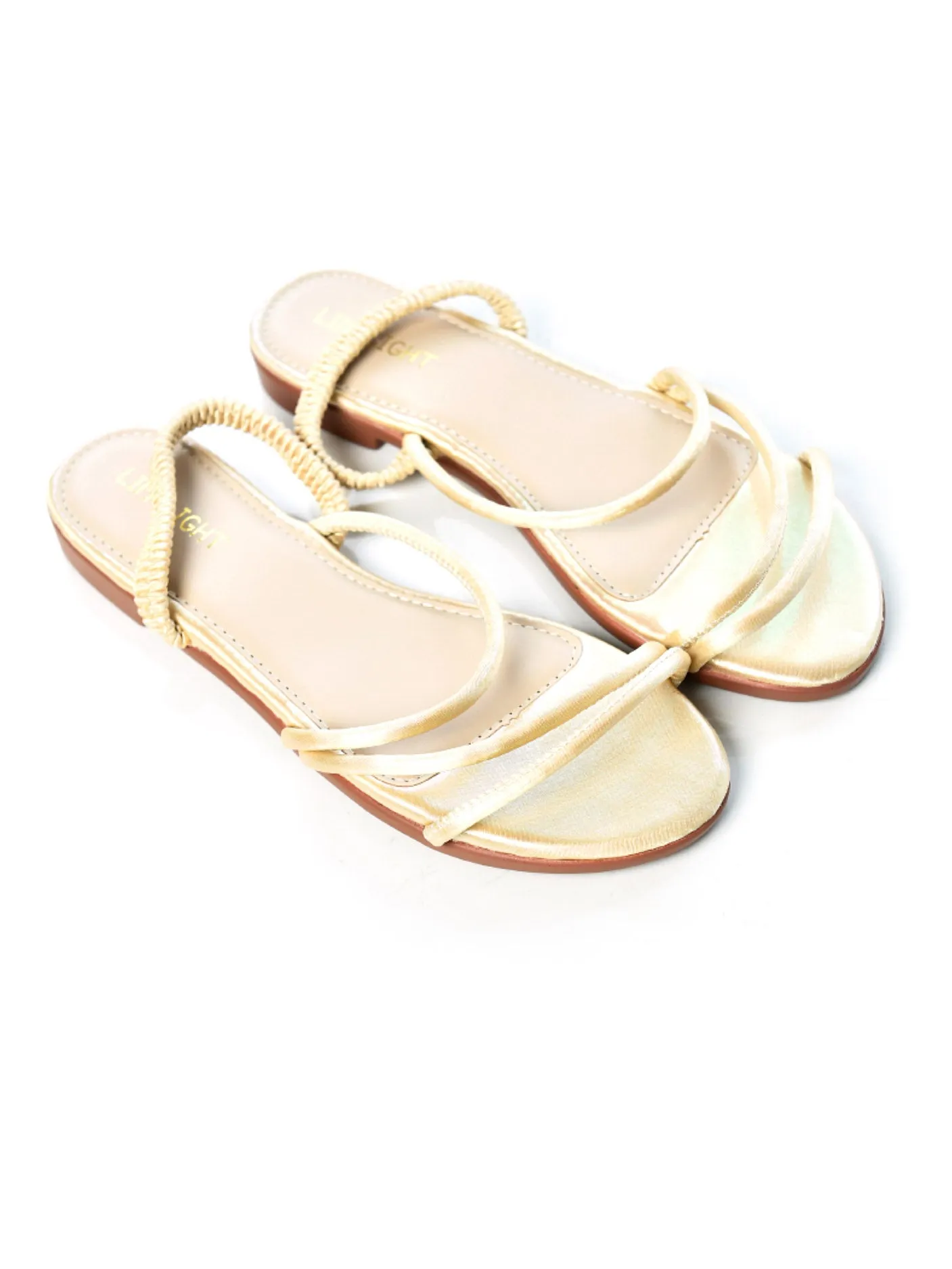 Shimmer Sandals - Gold