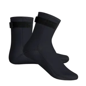 (size M) 1 pair 3mm neoprene bathing shoes snorkel socks boots swimming shoes (size 40-41) - Black