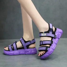Summer Women Flat Sandals, Flip Flops, Bohemian Beach Slippers.