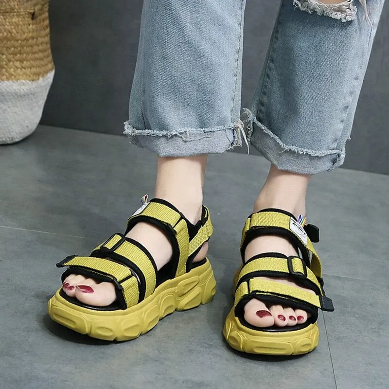 Summer Women Flat Sandals, Flip Flops, Bohemian Beach Slippers.