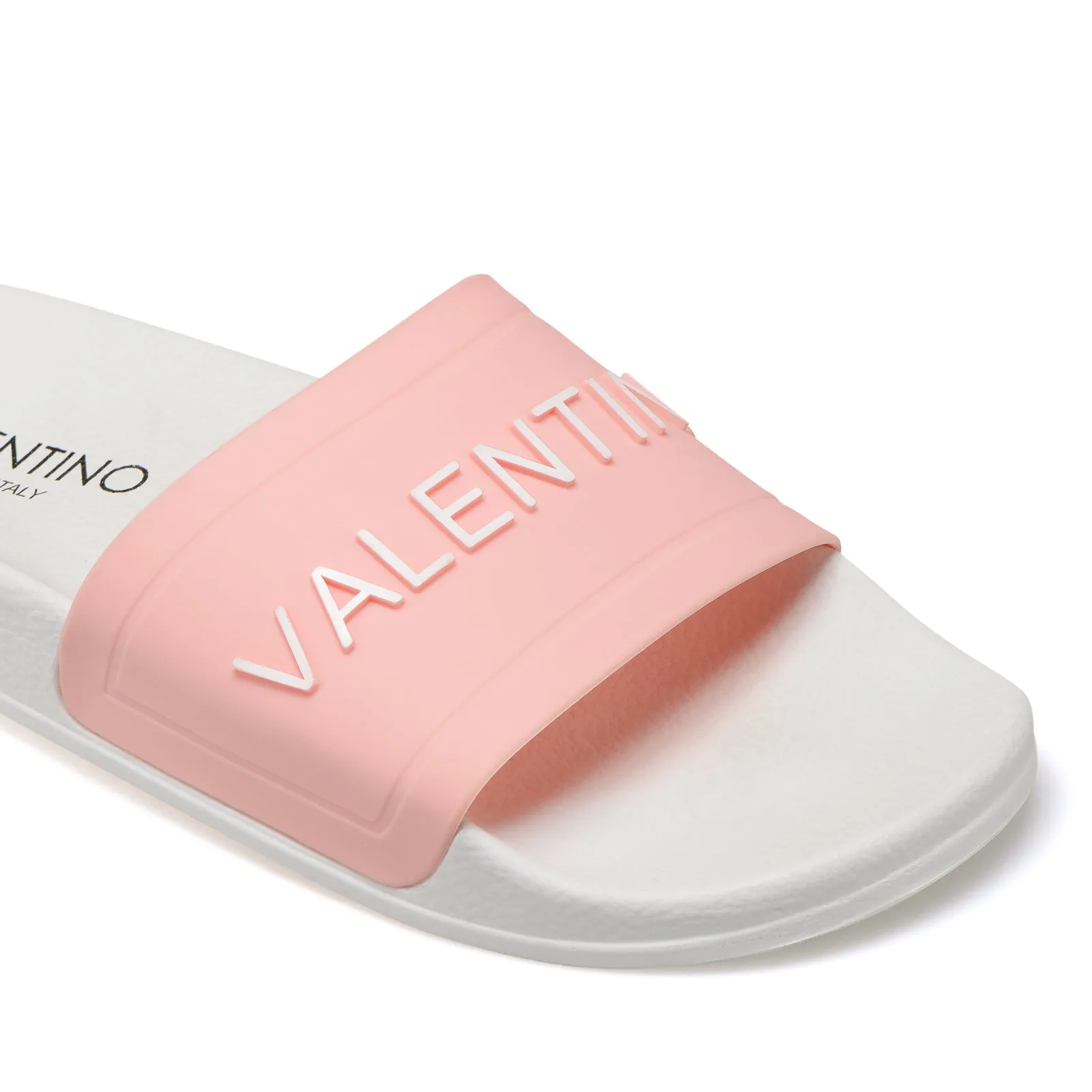 VALENTINO Slider sandal in pink PVC