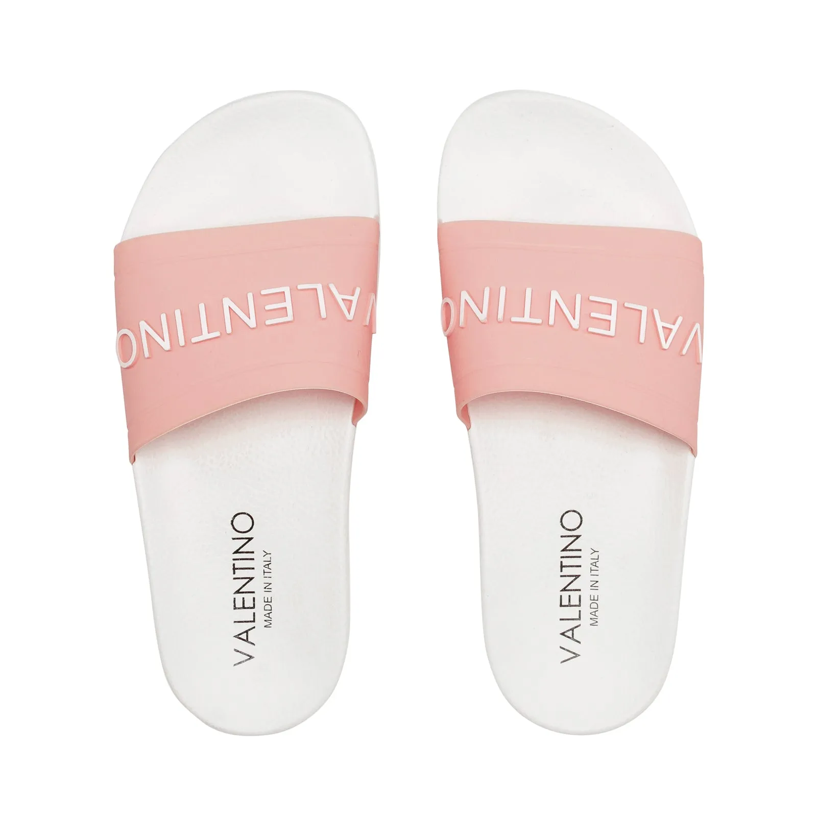 VALENTINO Slider sandal in pink PVC