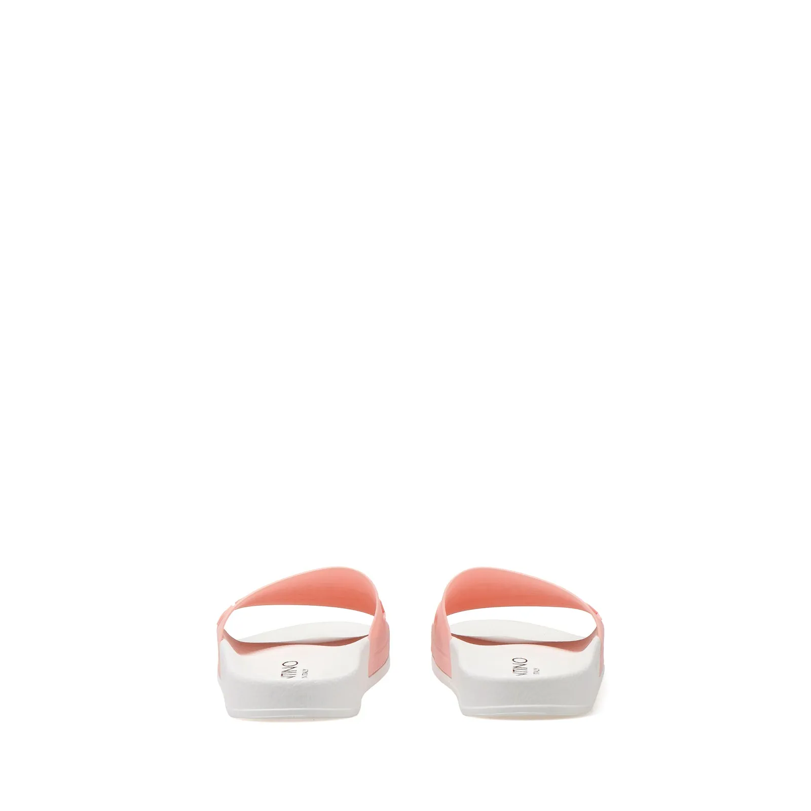 VALENTINO Slider sandal in pink PVC