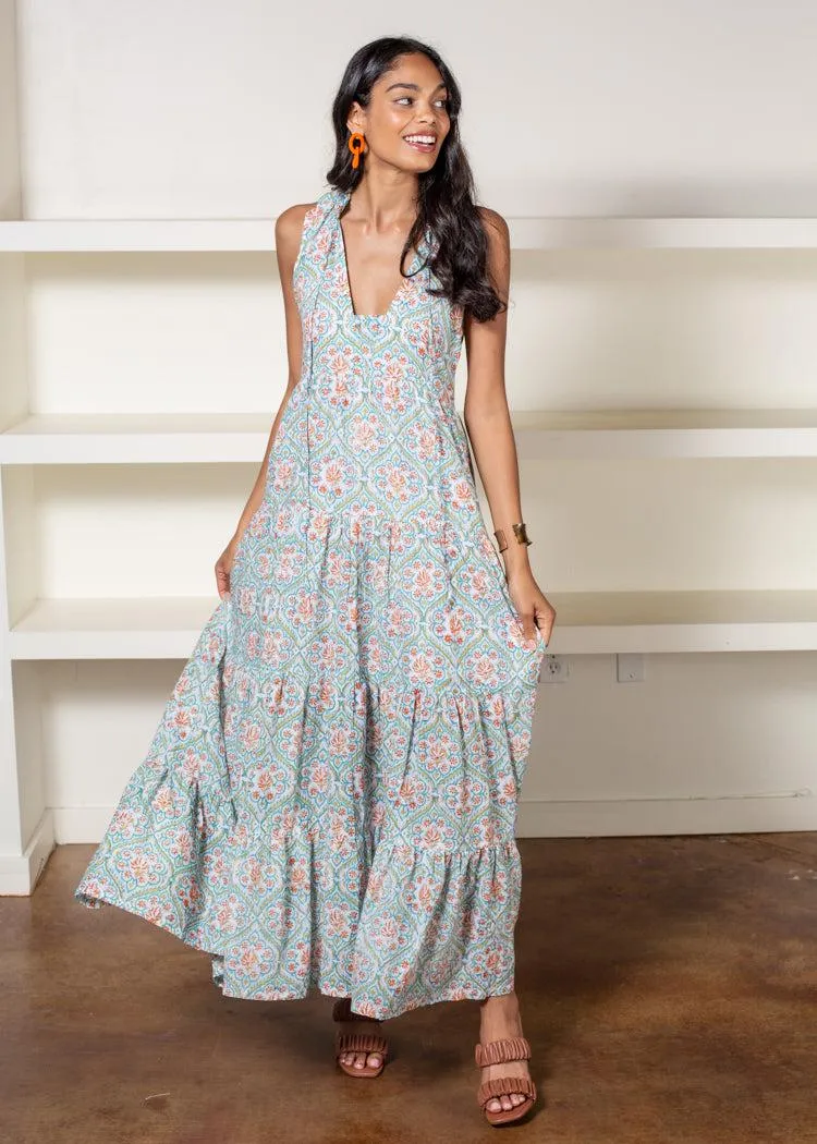 Vintage Ibiza Jaco Tiered Maxi Dress***FINAL SALE***