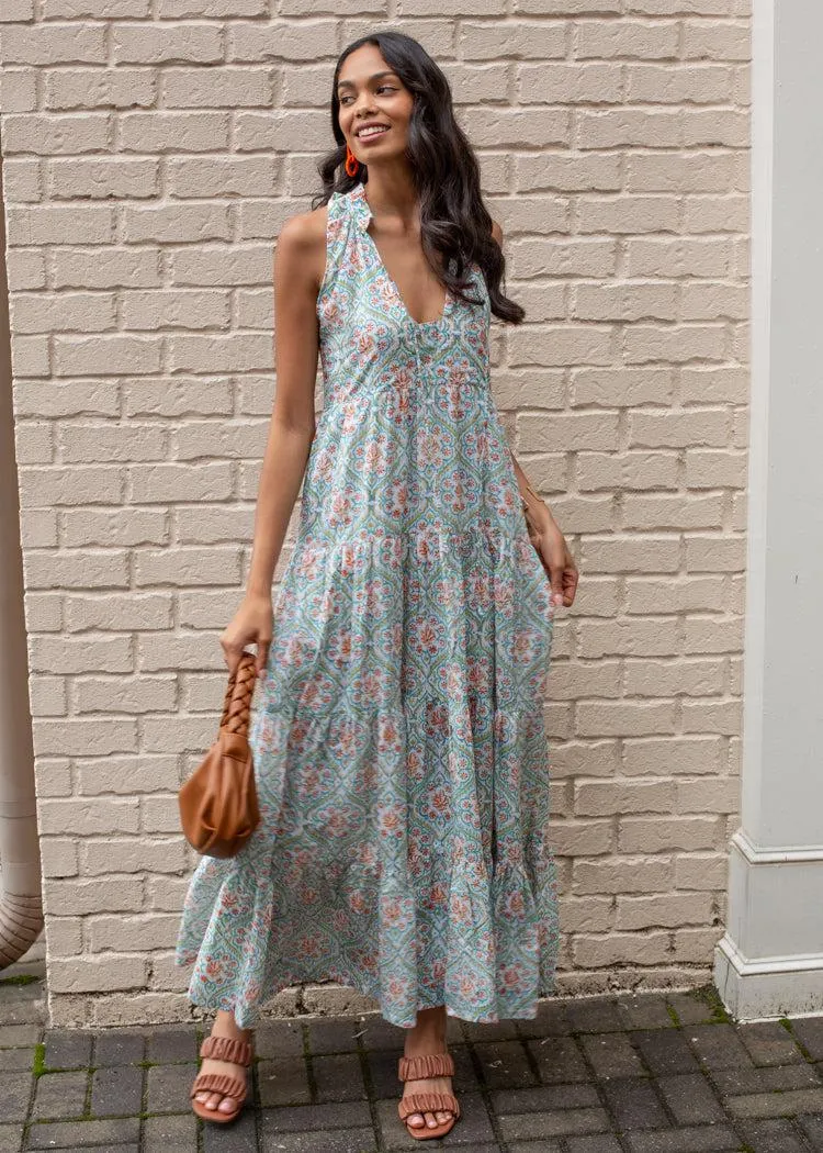 Vintage Ibiza Jaco Tiered Maxi Dress***FINAL SALE***
