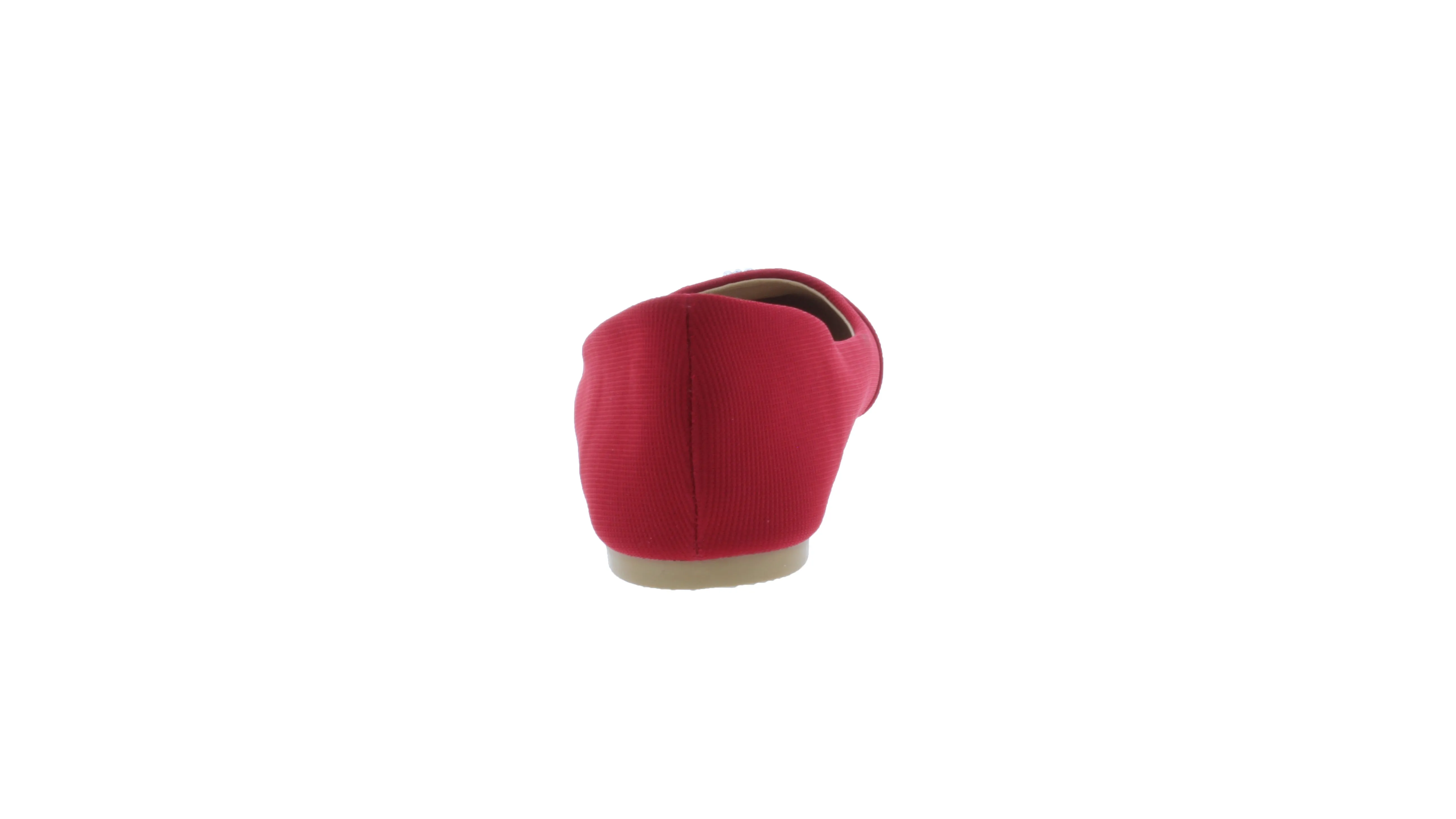 Women Fabric Flat with Rounded Tip