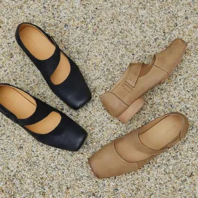 Women's Vintage Square Toe Mary Jane Ballerinas 20703567C