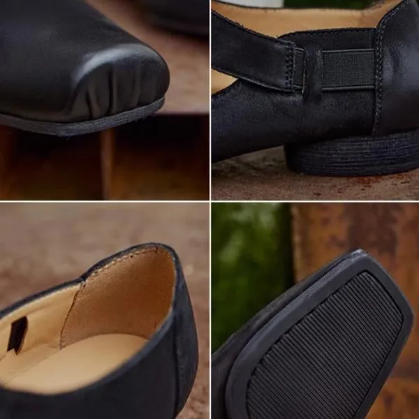 Women's Vintage Square Toe Mary Jane Ballerinas 20703567C