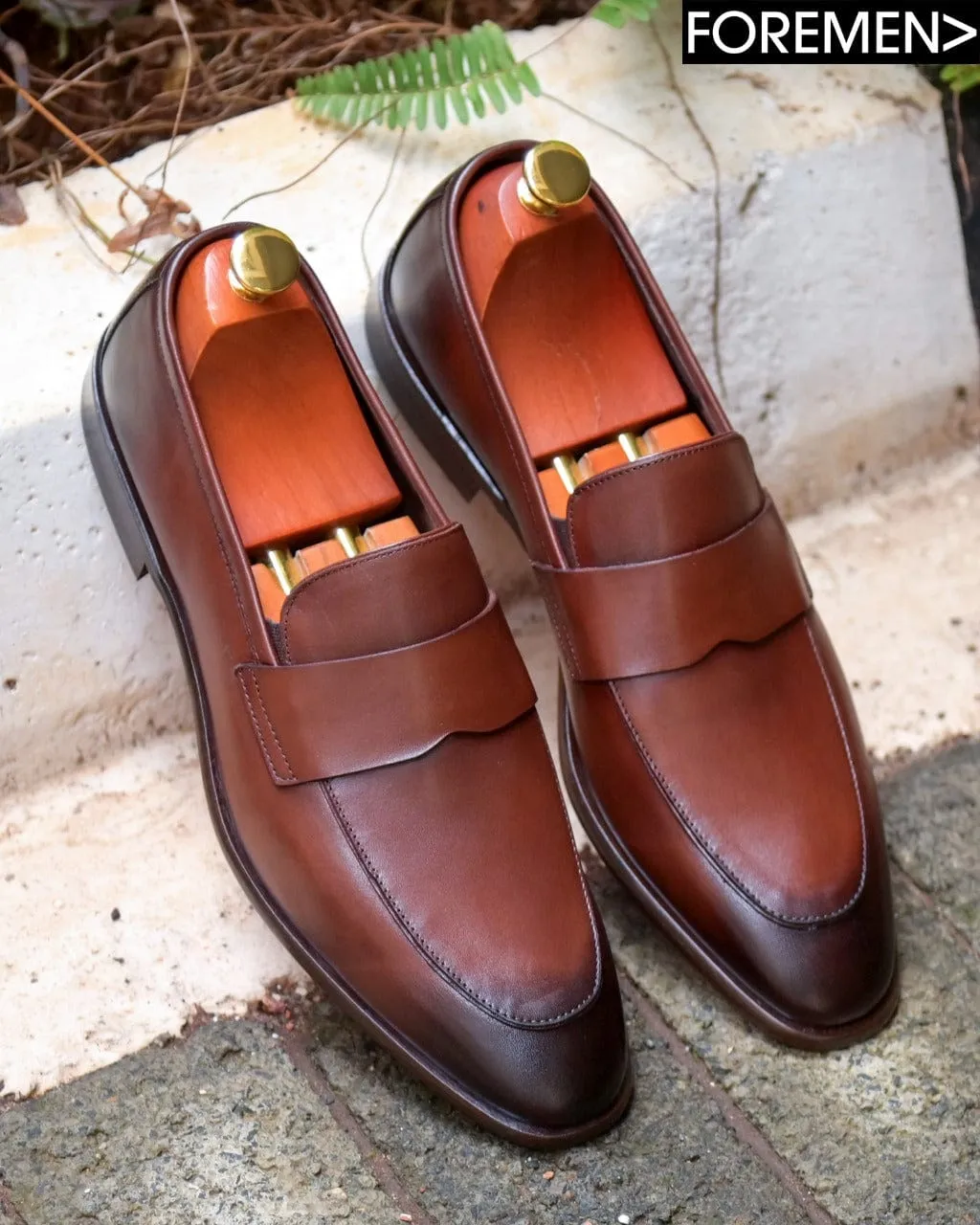 ZURICH | Brown Leather Sole Loafers