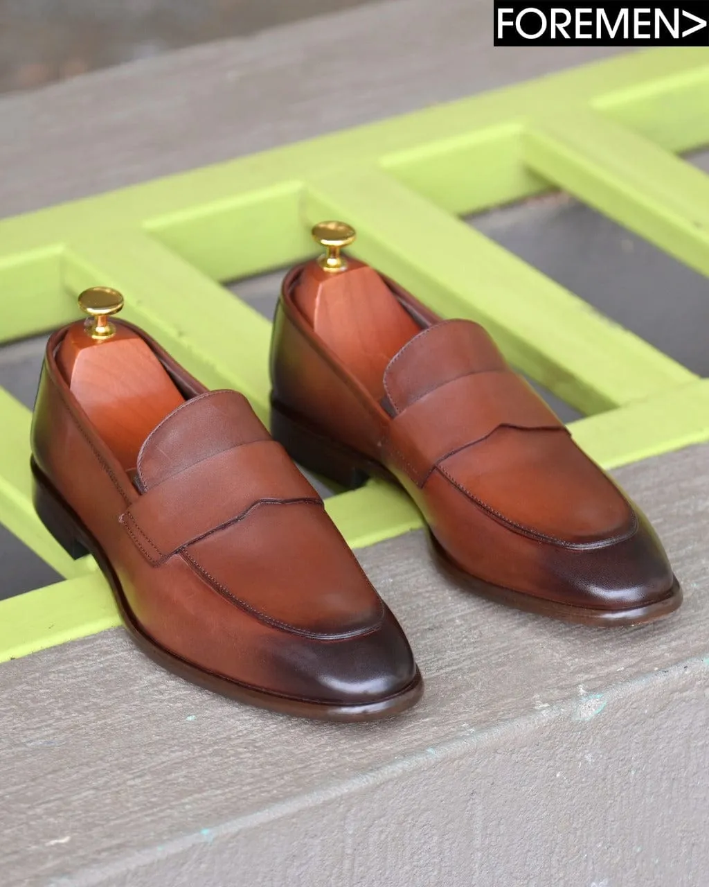 ZURICH | Brown Leather Sole Loafers
